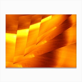 Abstract Golden dynamic Background Canvas Print