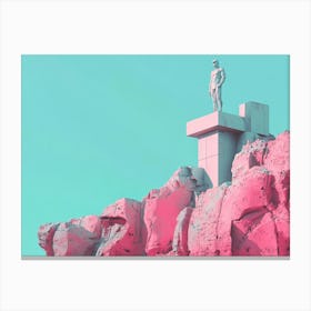 Pink Rock Canvas Print