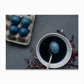 Blue Eggs Canvas Print