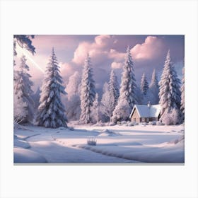 Winter Landscape 1 Canvas Print