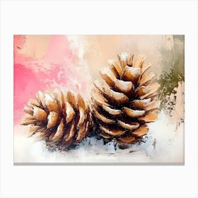 Pine Cones Canvas Print