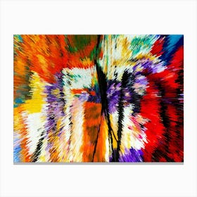 Acrylic Extruded Painting 333 Canvas Print