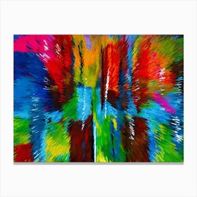 Acrylic Extruded Painting 138 Canvas Print