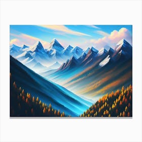 Mountain Landscape 32 Canvas Print