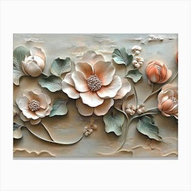 Floral Wall Art Canvas Print