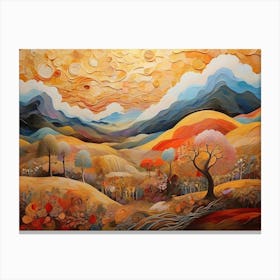 Landscape Painting 40 Canvas Print