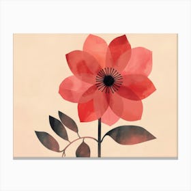 Red Flower 5 Canvas Print