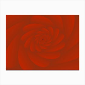 3 D Image Abstract Rose Flower Background Canvas Print