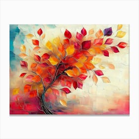 Abstract Tree Painting 2 Canvas Print