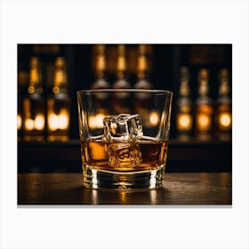 Glass Of Whiskey 1 Canvas Print