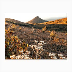 Sunset In The Mountains 60 Canvas Print