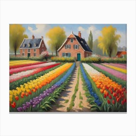 Tulip Farm Canvas Print