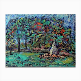 Luxembourg Gardens Paris Canvas Print