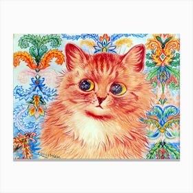 The Cat, Louis Wain Canvas Print