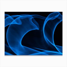 Glowing Abstract Curved Lines 4 Canvas Print