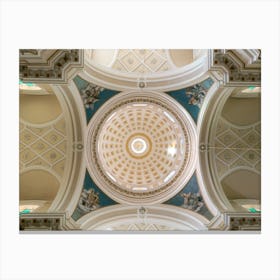 Cathedral ceiling | Church in Puglia | Italy Canvas Print