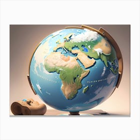 Globe Of The World 1 Canvas Print