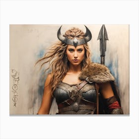 Viking warrior 1 Canvas Print