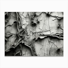 Cracks In The Wall Canvas Print