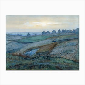 Landscape Near Arnhem (1900–1901), Piet Mondrian Canvas Print