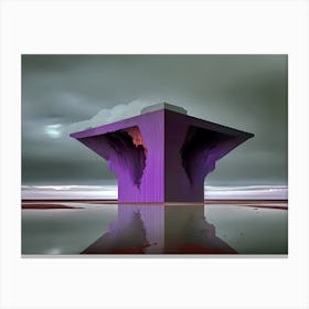 'Purple Tower' Canvas Print