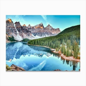 Lake Banff Canvas Print