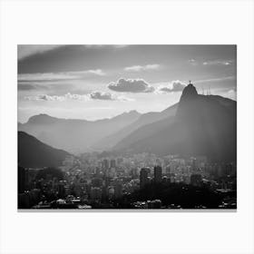 Rio De Janeiro Silhouettes Canvas Print