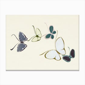 Vintage Butterfly, Cho Senshu 2 Canvas Print