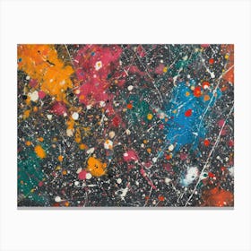 Contemporary Artwork Inspired By Jackson Pollock 4 Canvas Print