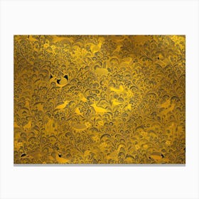 Gold Background Canvas Print