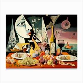 'The Dinner Party' Canvas Print