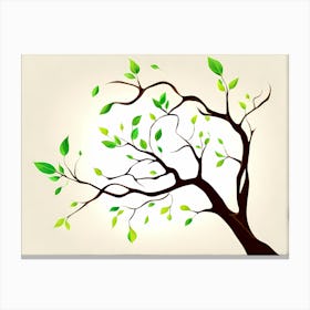  BRANCH VECTOR ART Canvas Print