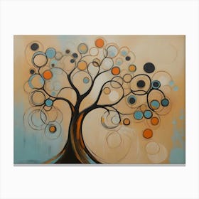 Tree Of Life Abstract 7 Canvas Print
