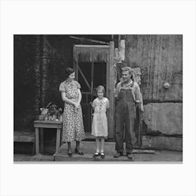 Untitled Photo, Possibly Related To Family Of Henry Mcpeak, Near Black River Falls, Wisconsin By Russell Lee Canvas Print