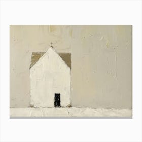 White Church 2 Canvas Print