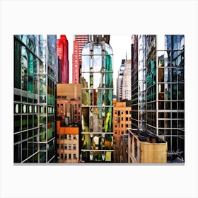 City And Color - City Beauty Canvas Print