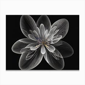 Glowing Flower 10 Canvas Print