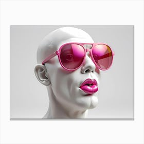 Mannequin With Sunglasses Canvas Print