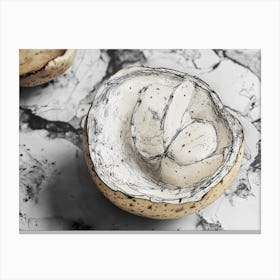 Marble Footage Canvas Print