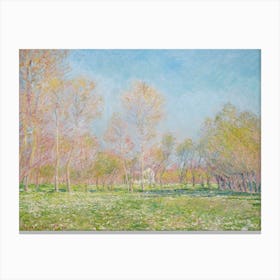Spring In Giverny (1890), Claude Monet Canvas Print