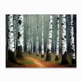 Birch Forest 87 Canvas Print