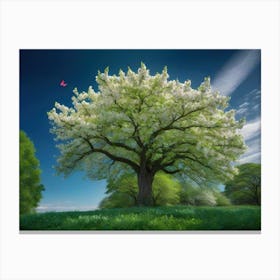 Tree In Bloom Canvas Print