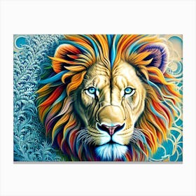 Lion Painting 113 Canvas Print