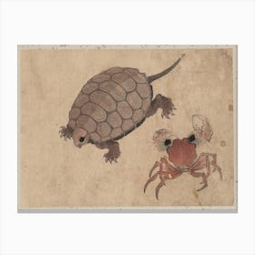 Album Of Sketches By Katsushika Hokusai And His Disciples, Katsushika Hokusai 22 Canvas Print