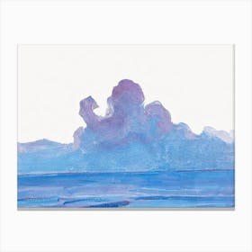 By The Sea Background, Oil Painting, Piet Mondrian Canvas Print