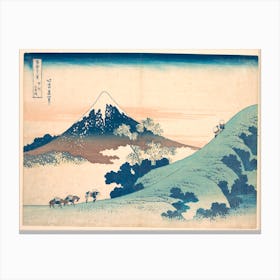 Fuji From Inume Pass, Katsushika Hokusai Canvas Print