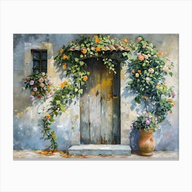 Pretty Garden Doors 12 Canvas Print