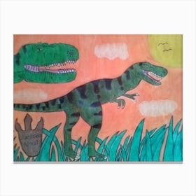 Dinosaurs Canvas Print