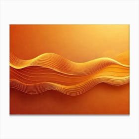 Abstract Wave Pattern 3 Canvas Print