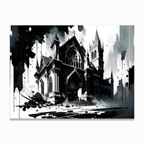 Gothic Church Canvas Print